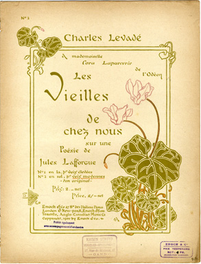 Search sheet music covers illustrated by Georges Auriol