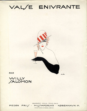 Search sheet music covers illustrated by Sven Brasch (S B monogram)